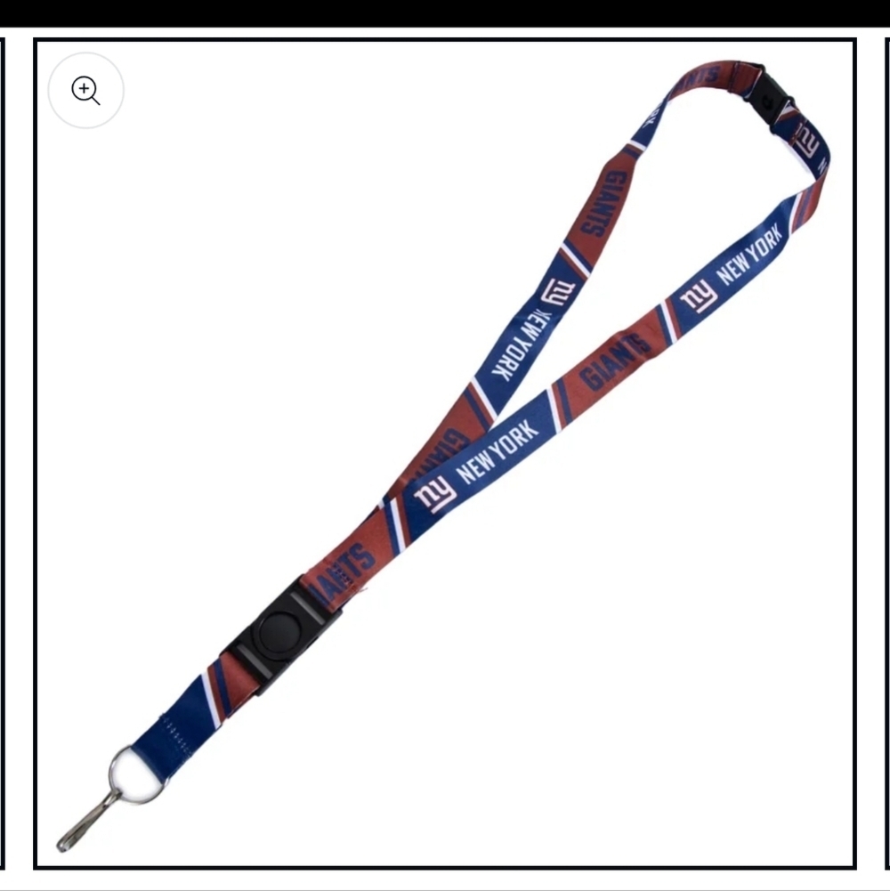 New With Tags New York Giants LANYARD. USE FOR Keys , Phone, ECT It - Picture 5 of 6